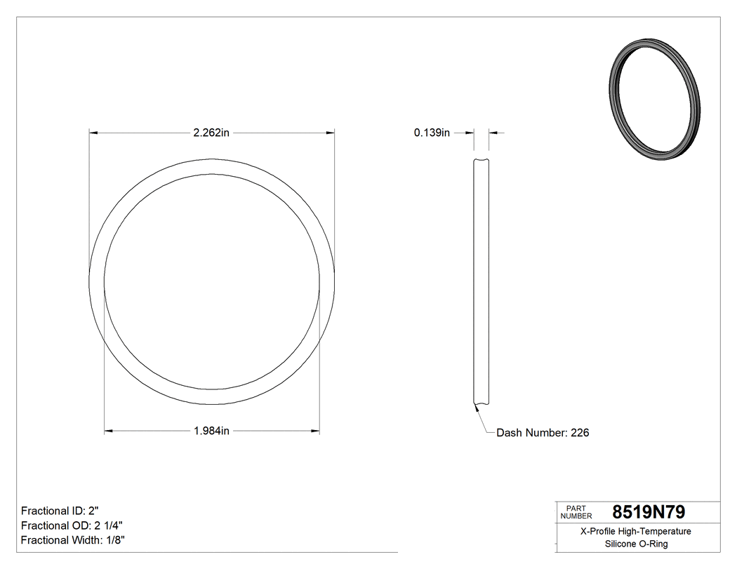 Technical drawing - 8519N79